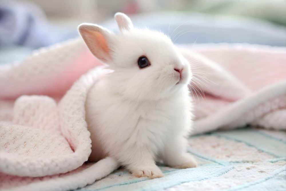A cute rabbit